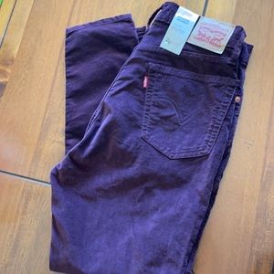 High rise wedge skinny pants by Levi’s.